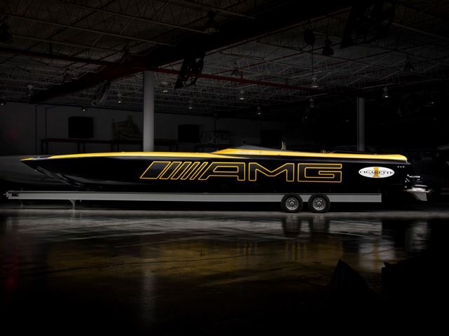 Скоростная лодка Mercedes-AMG GT S